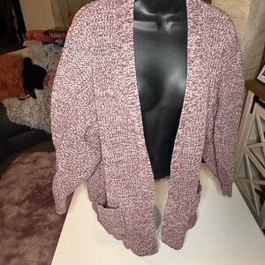 a new day Women's Marled Open-Front Cardigan Sweater